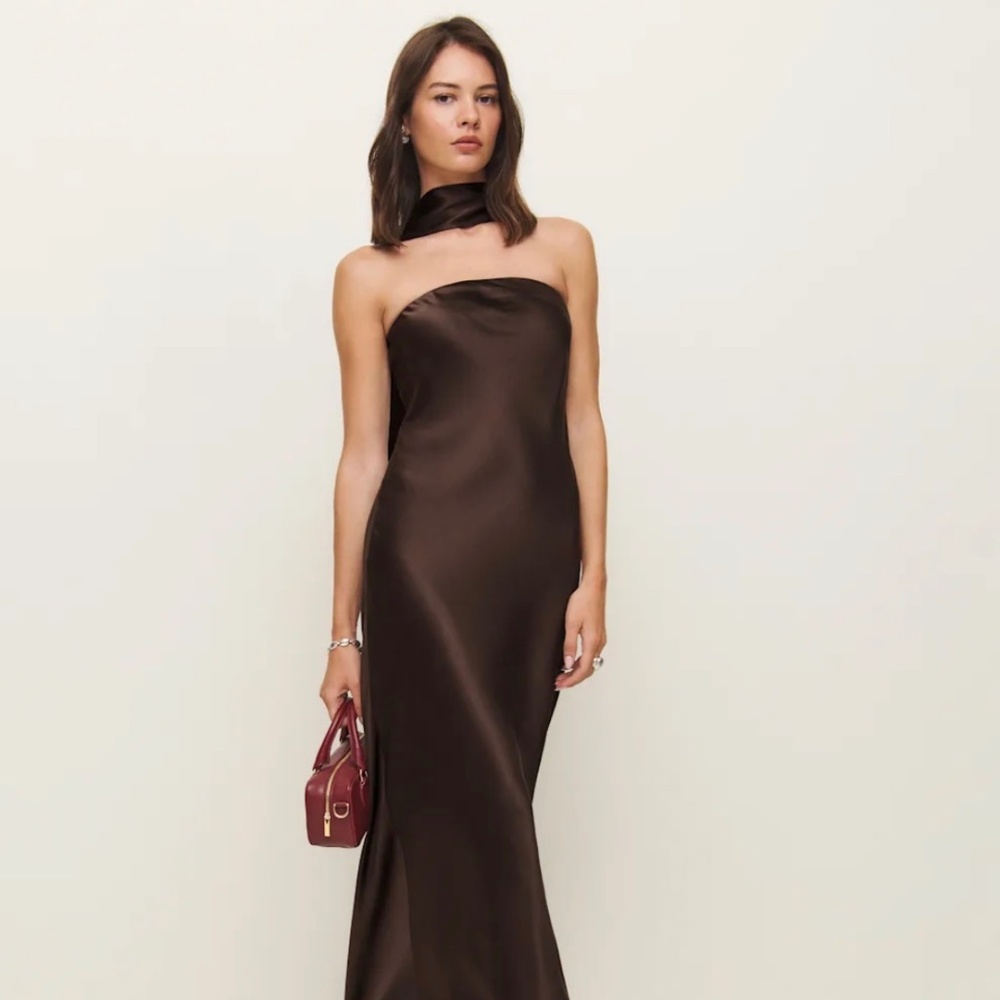 Reformation Oren silk dress NEW